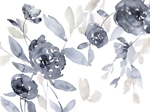 Peonies in Grey Collection A