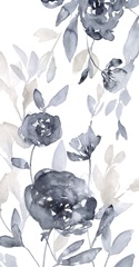 Peonies in Grey Collection B