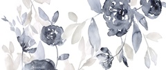 Peonies in Grey Collection D