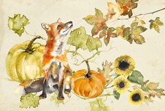 Watercolor Harvest Collection A