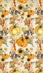 Watercolor Harvest Collection E