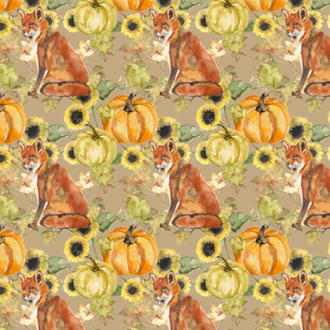 Watercolor Harvest Collection I