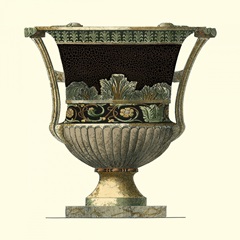 Crackled Large Giardini Urn I