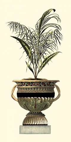 Elegant Urn with Foliage II