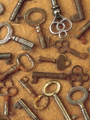 Antique Key Collage