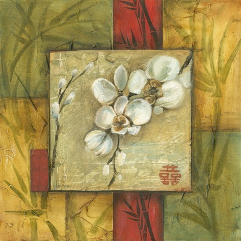 Asian Orchid Montage I