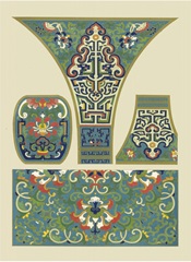 Blue Oriental Designs II