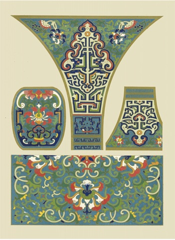 Blue Oriental Designs II