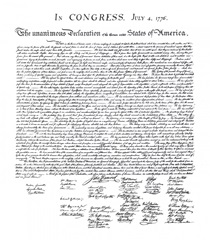 Declaration of Independence _Khaki