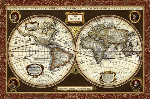 Decorative World Map