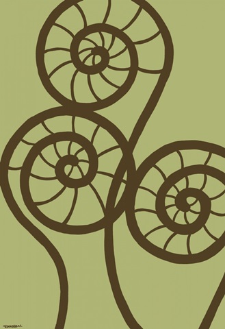 Dichromatic Fiddleheads II