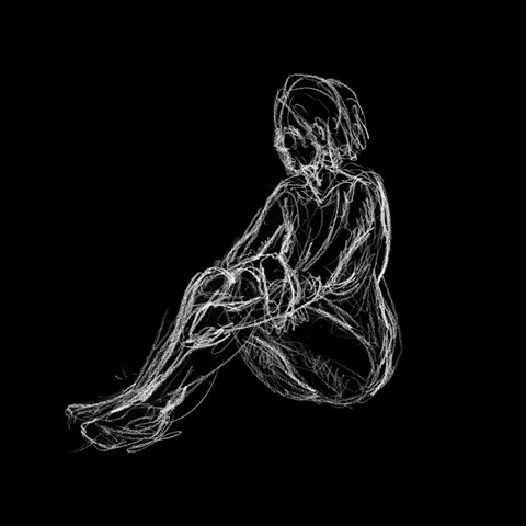 Figure Study on Black I