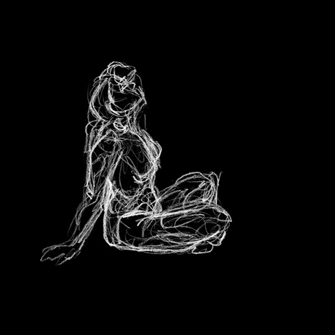 Figure Study on Black II