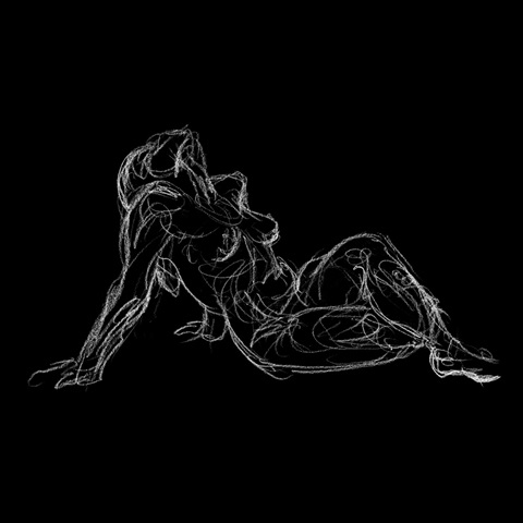 Figure Study on Black III