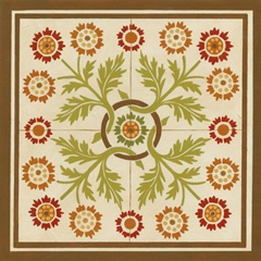 Floral Folk Tile I