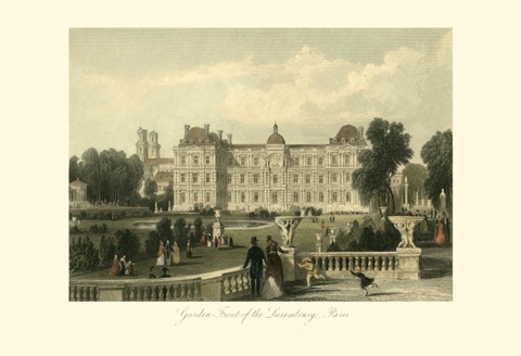 Garden- front of Luxembourg, Paris
