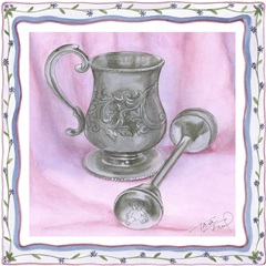 Heirloom Cup and Rattle II