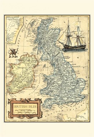 British Isles Map