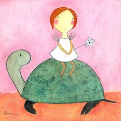 Fairy on Turtle