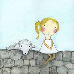 Girl with Lamb