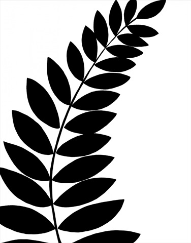 Leaf Silhouette I