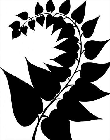 Leaf Silhouette IV