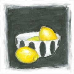 Lemons in Bowl
