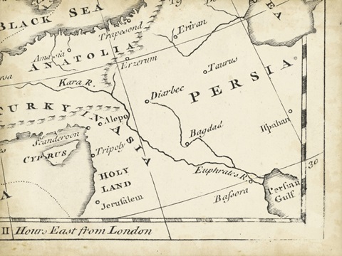 Map of Europe Grid IX