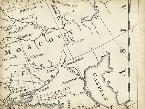 Map of Europe Grid VI