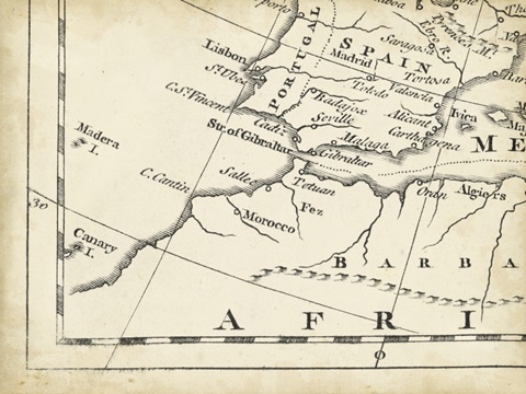 Map of Europe Grid VII