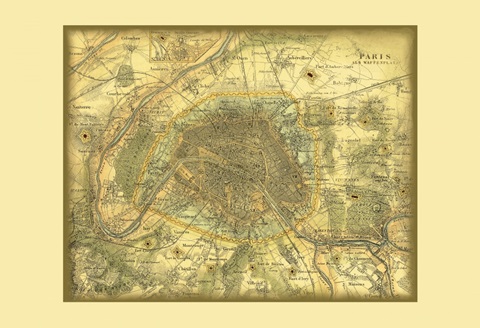 Map of Paris