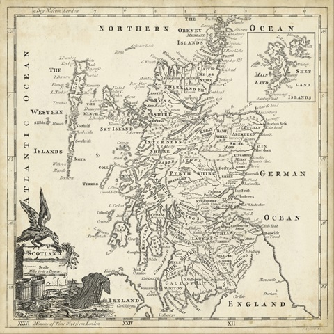 Map of Scotland