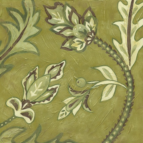 Medium Pistachio Paisley I