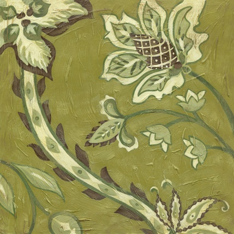 Medium Pistachio Paisley II