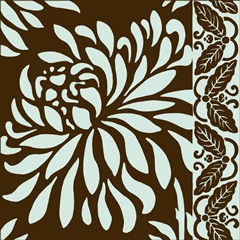 Medium Striking Chrysanthemums I