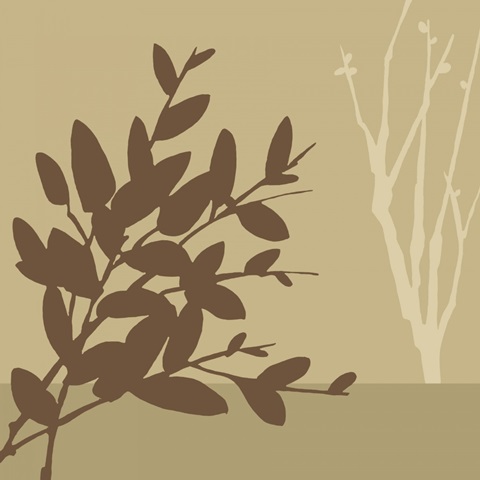 Metro Leaves in Khaki I