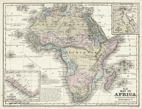 Mitchell's Map of Africa