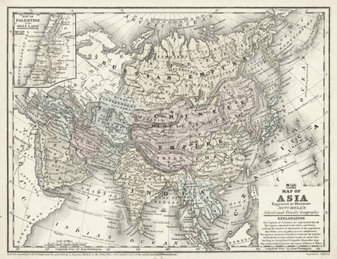 Mitchell's Map of Asia