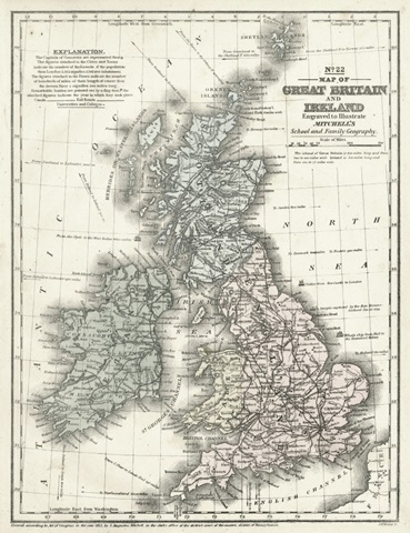 Mitchell's Map of Great Britain and Ireland