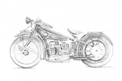 Motorcycle Sketch I