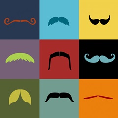 Moustache Grid