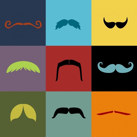 Moustache Grid