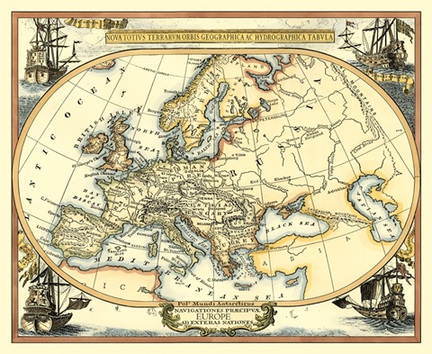 Nautical Map of Europe