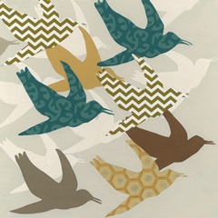 Patterned Flock I