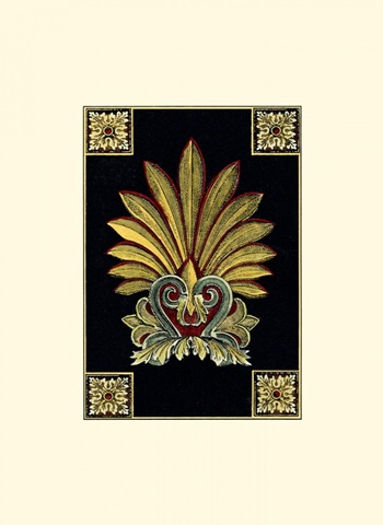 Petite Finial on Black I