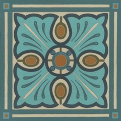Piazza Tile in Blue I