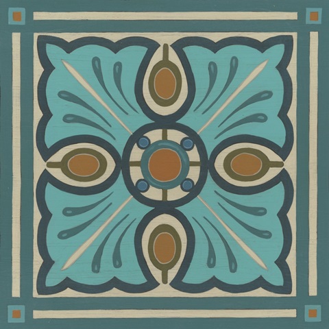 Piazza Tile in Blue I