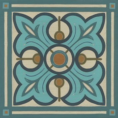 Piazza Tile in Blue II