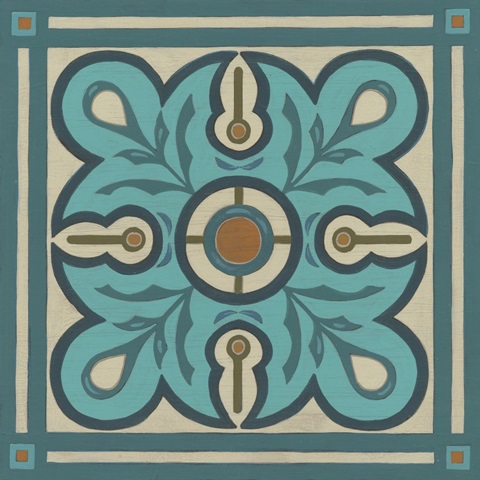 Piazza Tile in Blue III