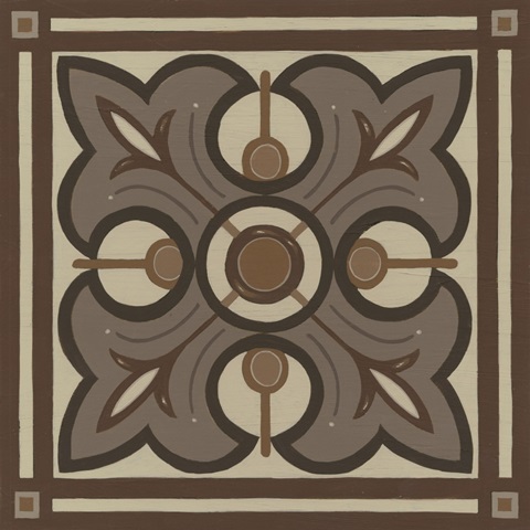 Piazza Tile in Brown II
